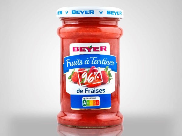 Beyer Fruits à Tartiner 96% de Fraises 無添加糖果醬 士多啤梨味 235g