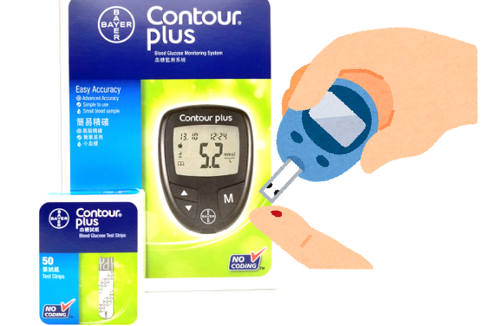 Contour Plus 血糖機套裝（血糖機＋血糖試紙50張＋採血針50支）Blood Glucose Meter Set