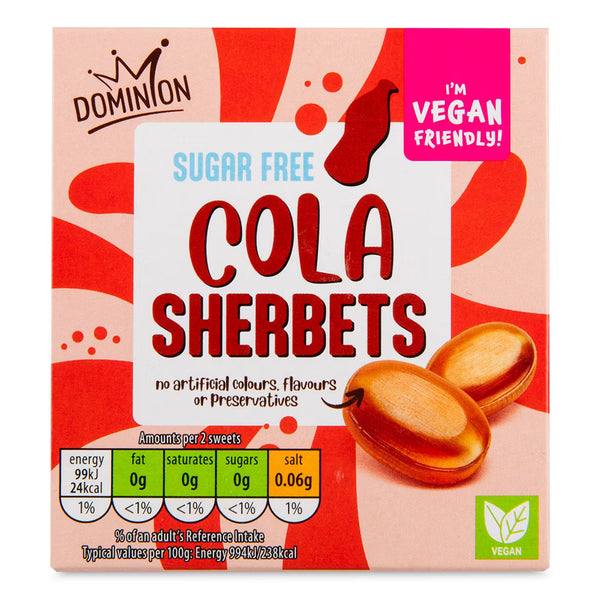 Dominion 無糖可樂糖 70g Sugar Free Cola Sherbet