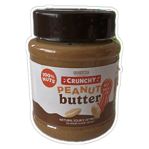 Grandessa 無添加糖粗粒花生醬 340g Crunchy Peanut Butter