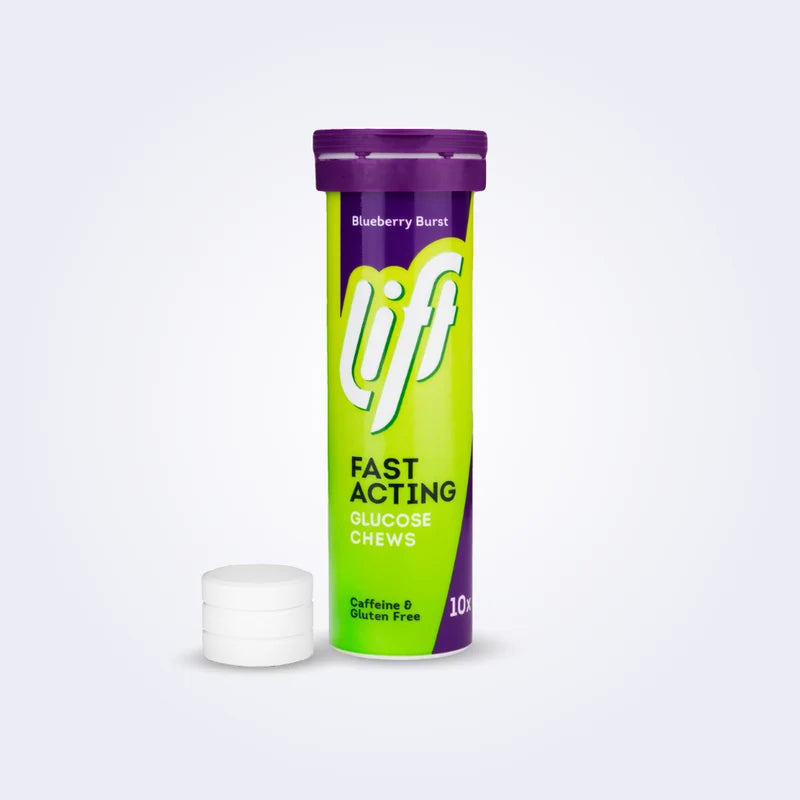 Lift 藍莓味升糖丸 10粒裝 Fast Acting Glucose Chews