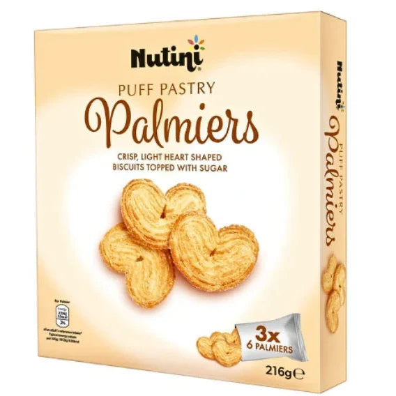 Nutini 香脆蝴蝶酥 216g Puff Pastry Palmiers
