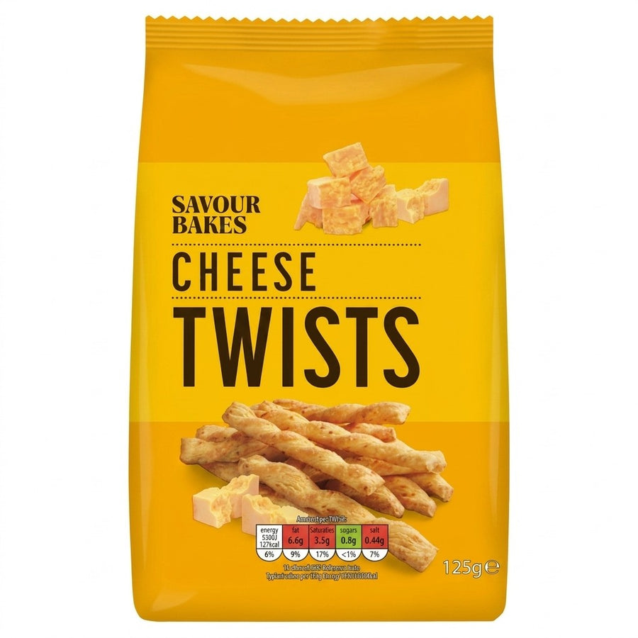 Savour Bakes 香脆芝士扭扭條 125g Cheese Twists