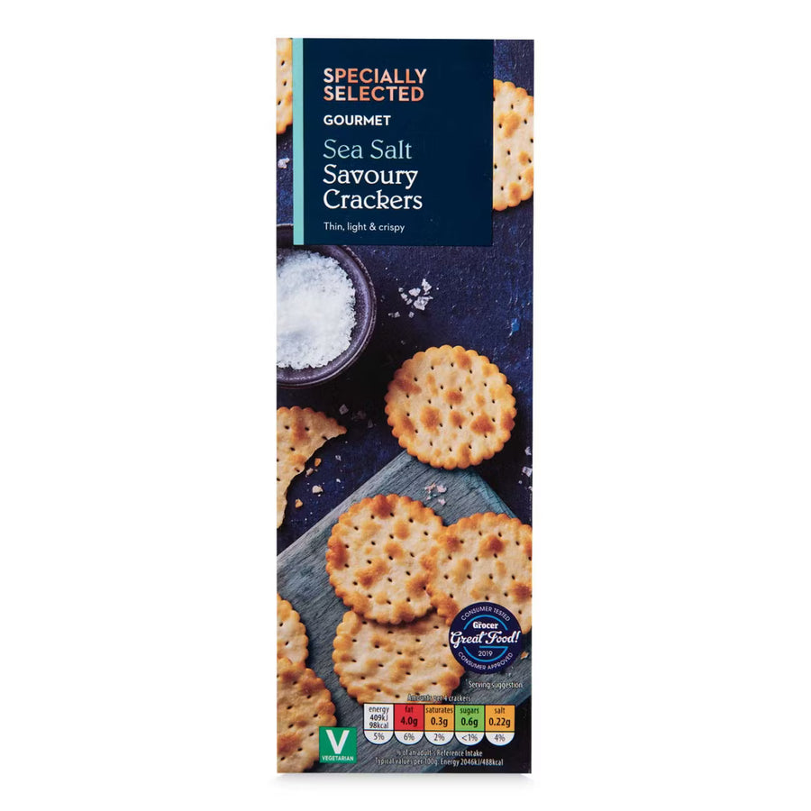 Specially Selected 海鹽脆餅 185g Gourmet Sea Salt Crackers