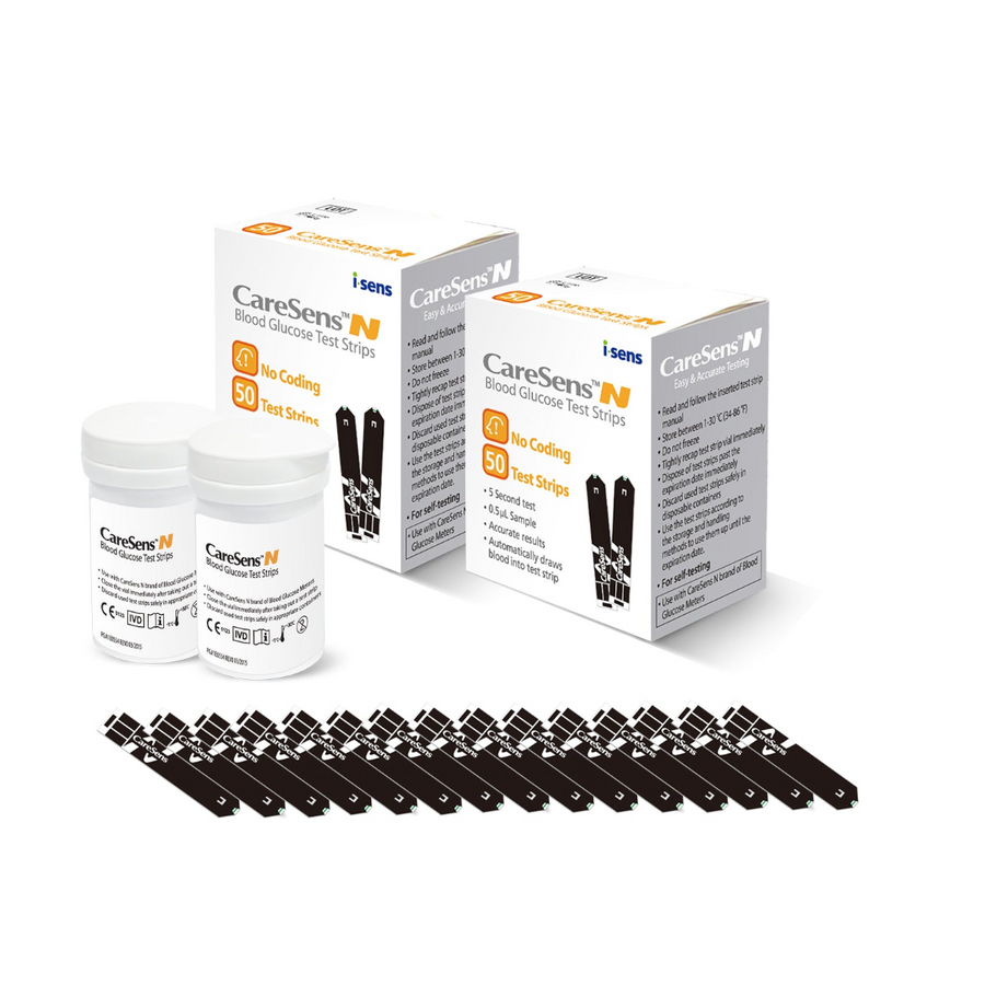 CareSensN 血糖試紙 100張 / CareSens N Blood Glucose Test Strips 100 count