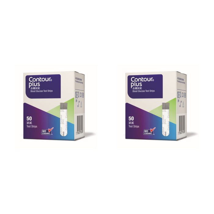 ContourPlus 血糖試紙 100張 (2x50盒) / Contour Plus Test Strips 100 (2x50 boxes)