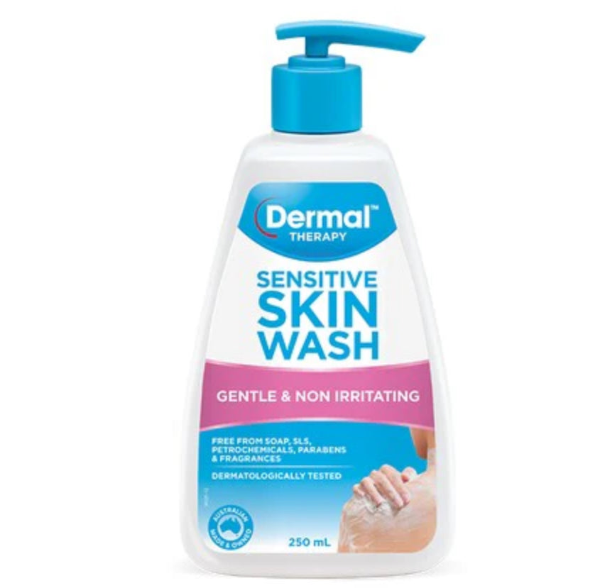 Dermal Therapy 天然皮膚沐浴露 Sensitive Skin Wash 250ml