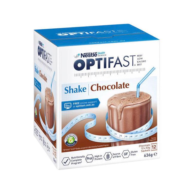 OPTIFAST 雀巢高纖朱古力營養奶昔 Chocolate Shake 12x53g