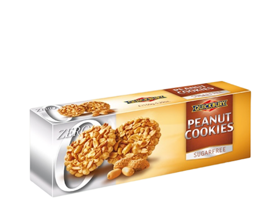 Quickbury 無糖花生餅 125g Sugar Free Peanut Cookies