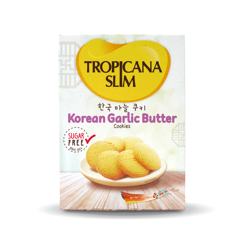 Tropicana Slim 無糖曲奇 韓國香蒜牛油 Korean Garlic Butter Cookies